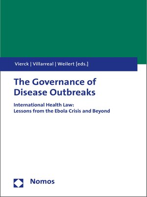 cover image of The Governance of Disease Outbreaks